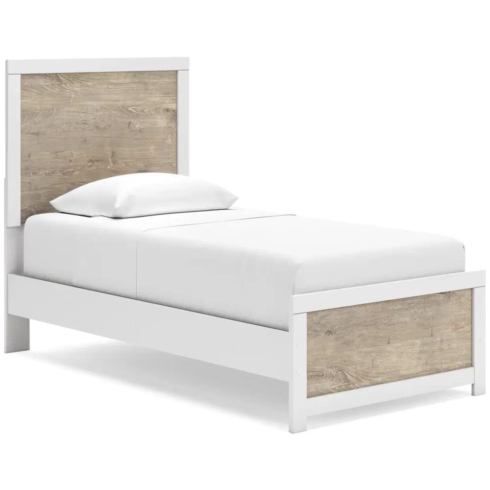 Diamond Modern Furniture Exclusive Design Charbitt Twin Panel Bed B2035-53/B2035-83