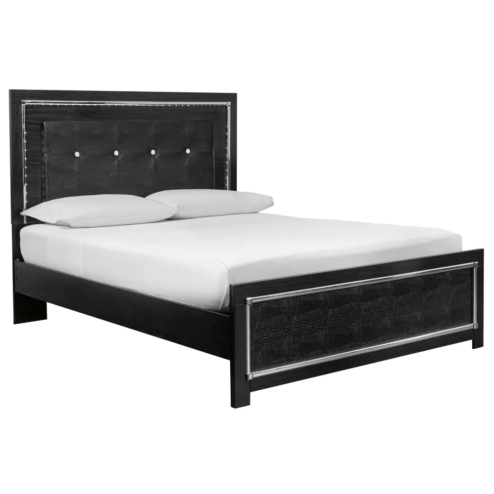 Diamond Modern Furniture Exclusive Design Kaydell Queen Upholstered Panel Bed B1420-57/B1420-54/B1420-95/B100-13