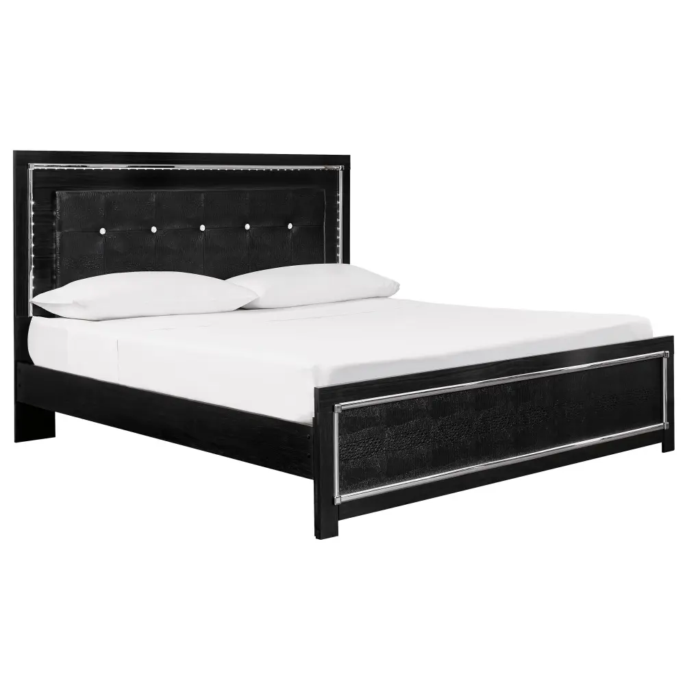 Diamond Modern Furniture Exclusive Design Kaydell King Upholstered Panel Bed B1420-58/B1420-56/B1420-97