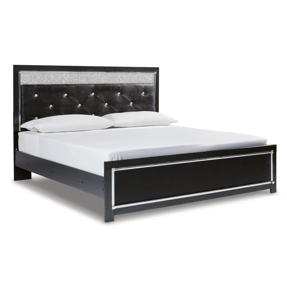 Diamond Modern Furniture Exclusive Design Kaydell King Upholstered Panel Bed B1420-158/B1420-56/B1420-95/B100-14