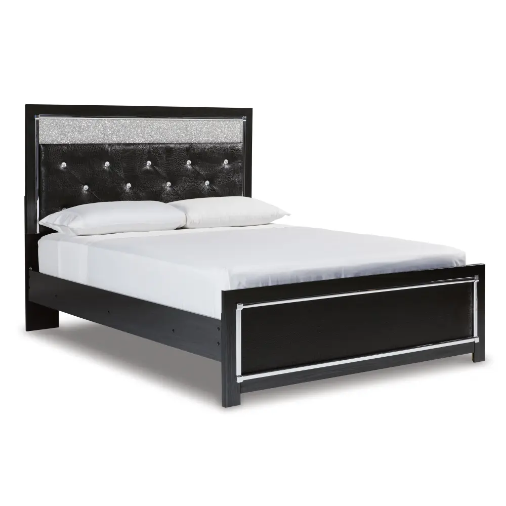 Diamond Modern Furniture Exclusive Design Kaydell Queen Upholstered Panel Bed B1420-157/B1420-54/B1420-96