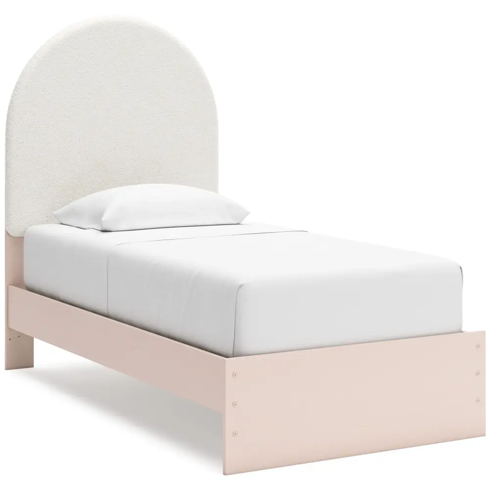 Diamond Modern Furniture Exclusive Design Wistenpine Twin Upholstered Panel Bed B1323-53/B1323-52/B1323-89/B100-11