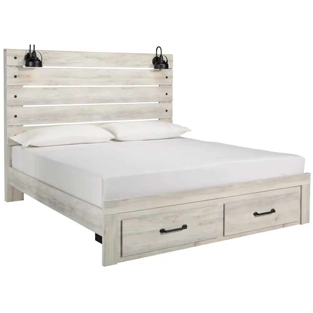 Diamond Modern Furniture Privileged Design Cambeck King Panel Bed Storage B192-58/B192-56S/B192-97