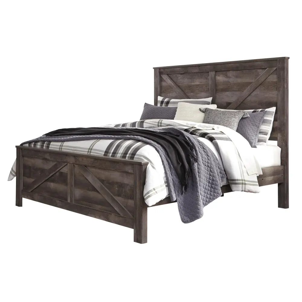 Diamond Modern Furniture Restricted Design Wynnlow King Panel Bed B440-58/B440-56/B440-99