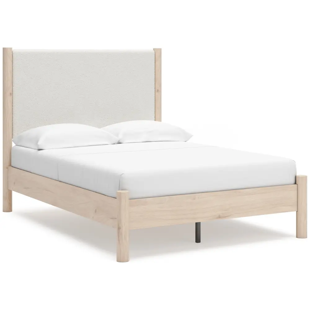 Diamond Modern Furniture Select Design Cadmori Full Upholstered Panel Bed B2615-87/B2615-84/B100-12