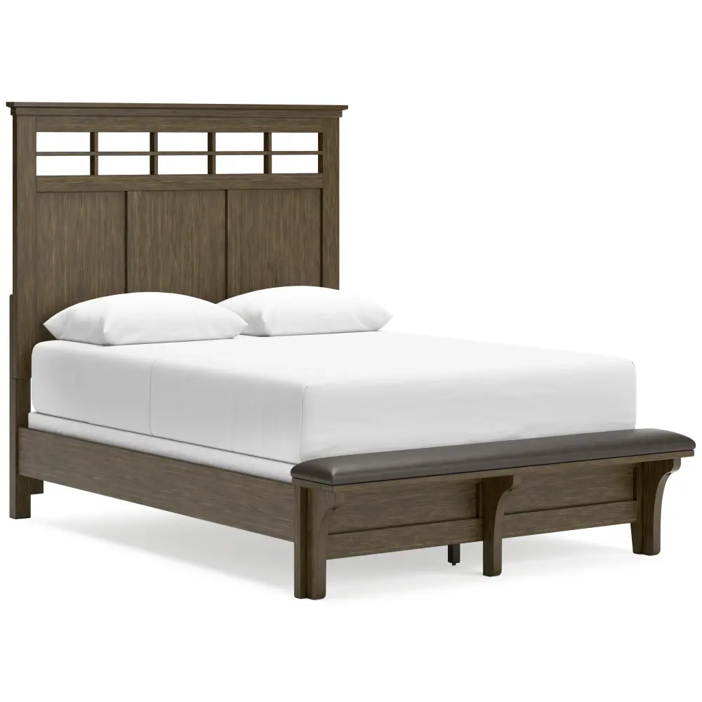 Diamond Up-to-date Furniture Exclusive Design Shawbeck Queen Panel Bed B625-57/B625-54/B625-97