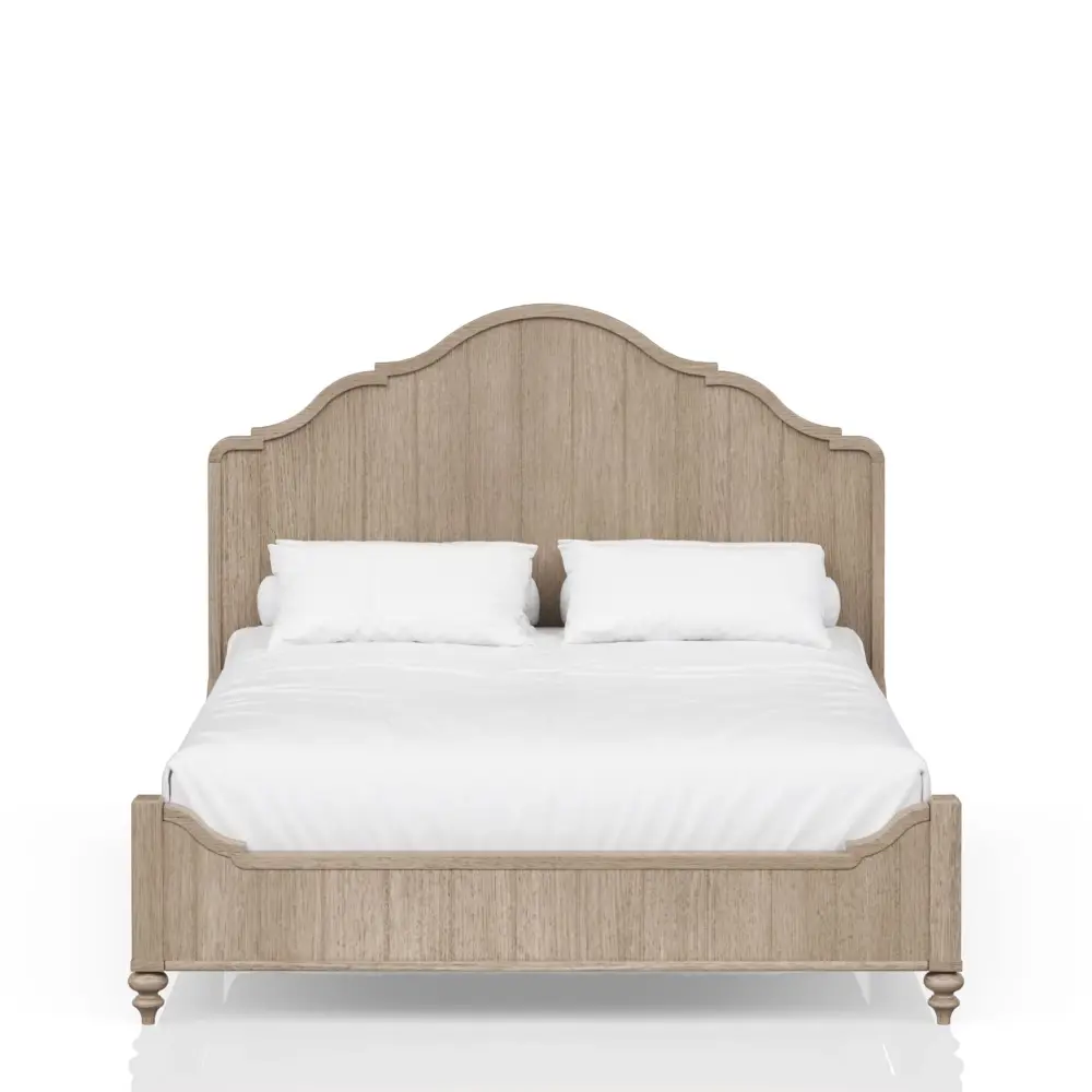 Elegant Design Panel Bed Transitional Casual Design