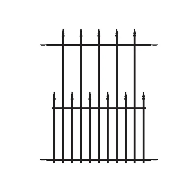 Nuvo Iron TEQF1 Tiger Eye Double Panel, 29 H, Alloy, Black | Quick Assembly | Tool Included