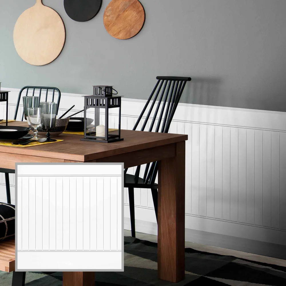 Riviera Half-Wall HDF Panel, 32" x 48" x 1/4"