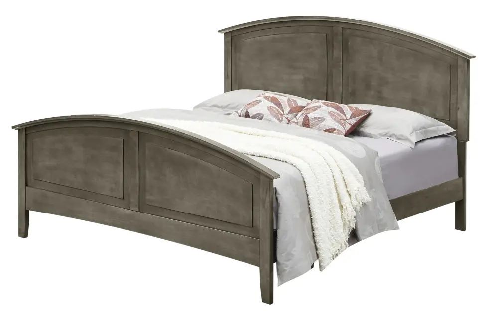 Slatted Headboard Bed Cozy Spaces Graceful