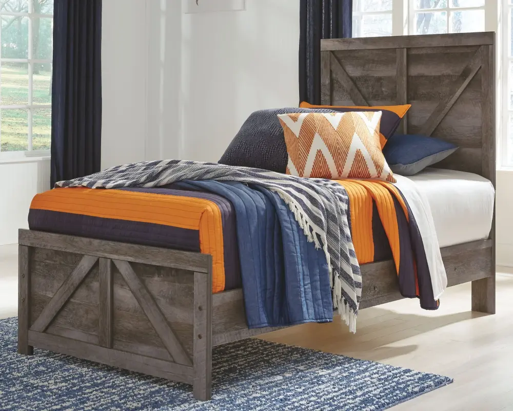 Under-Bed Storage Wynnlow - Crossbuck Panel Bed