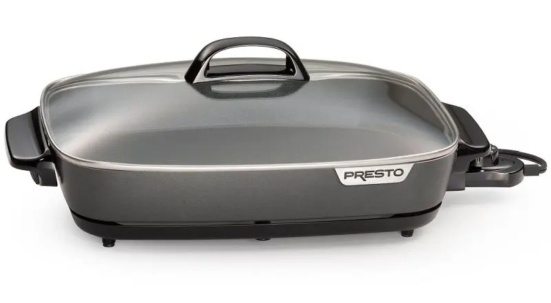 Presto Glow 16-Inch Electric Slimline Skillet Glass Cover, 06858