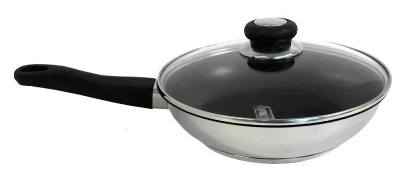 Sunpentown Certified-Safe 10" Fry Pan Excalibur Coating, HK-1024