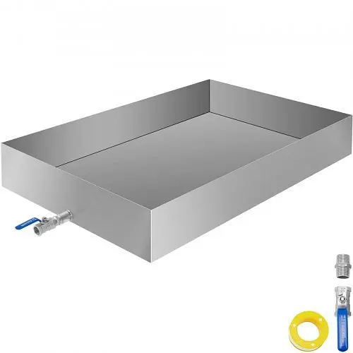 VEVOR Maple Syrup Boiling Pan 24X36X6 Stainless Steel Sap evaporator tig 18 ga, ZFQ24X36X60000001V0