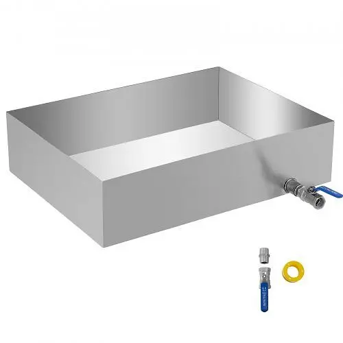 VEVOR Narrow Maple Syrup Boiling Pan 18x24x6 Stainless Metal Steel Sap evaporator tig 18 ga, ZFQ18X24X60000001V0