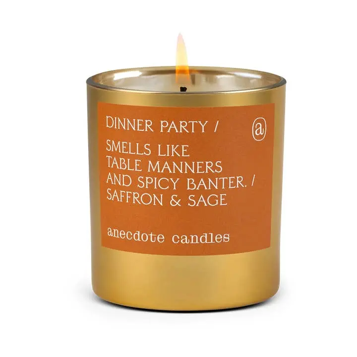 Dinner Party (Saffron & Sage) Aurum Tumbler Candle Birthday Parties