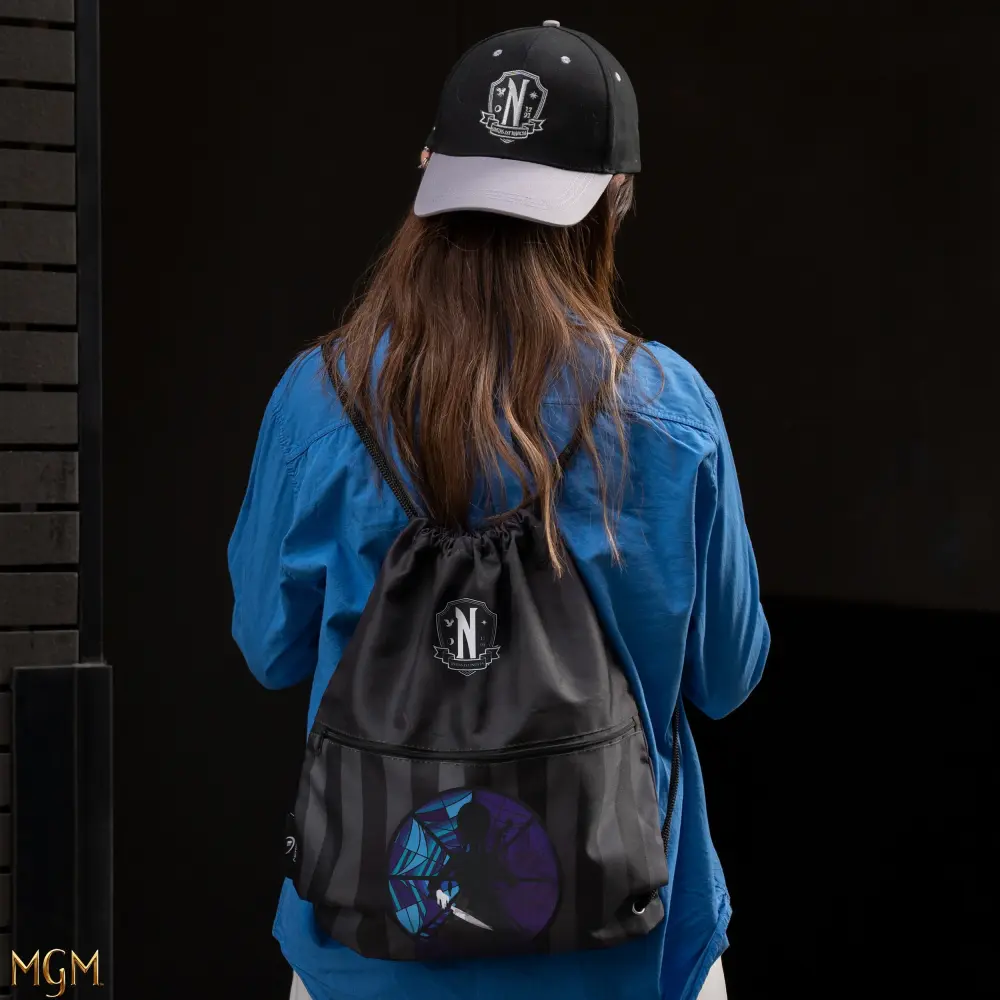 Wednesday Cello Drawstring Bag