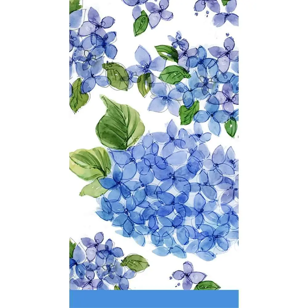 Hydrangea Guest Towels/Buffet Napkins Disposable Paper