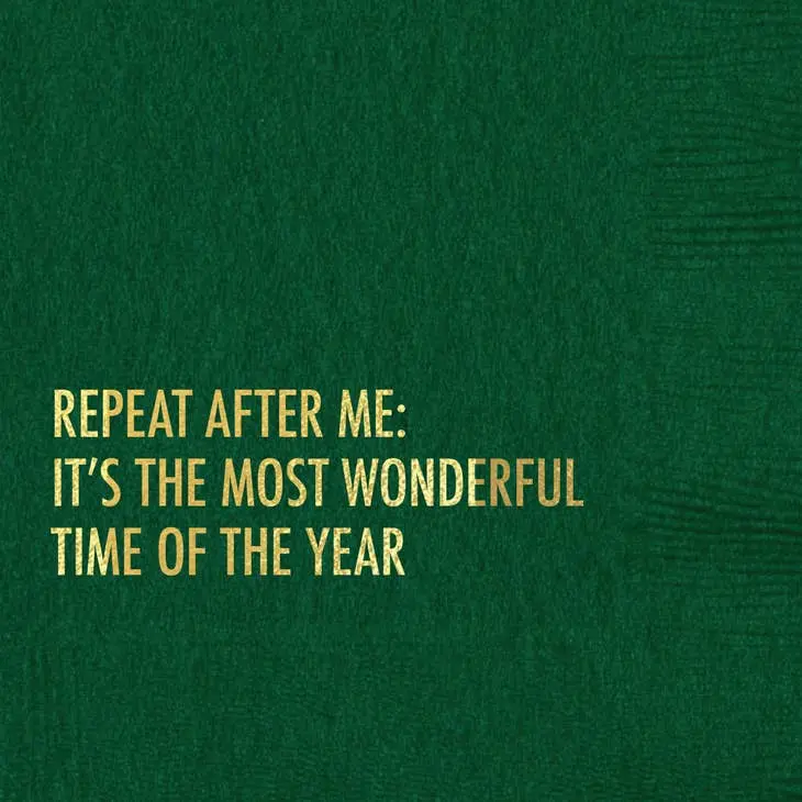 Kids' Themed Most Wonderful Holiday Napkin