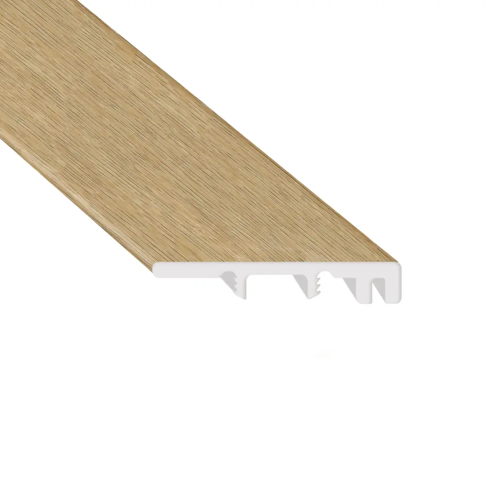 Sherwood Oak 0.25 . Chunky x 1.5 . Width x 94 . Length Vinyl End Molding