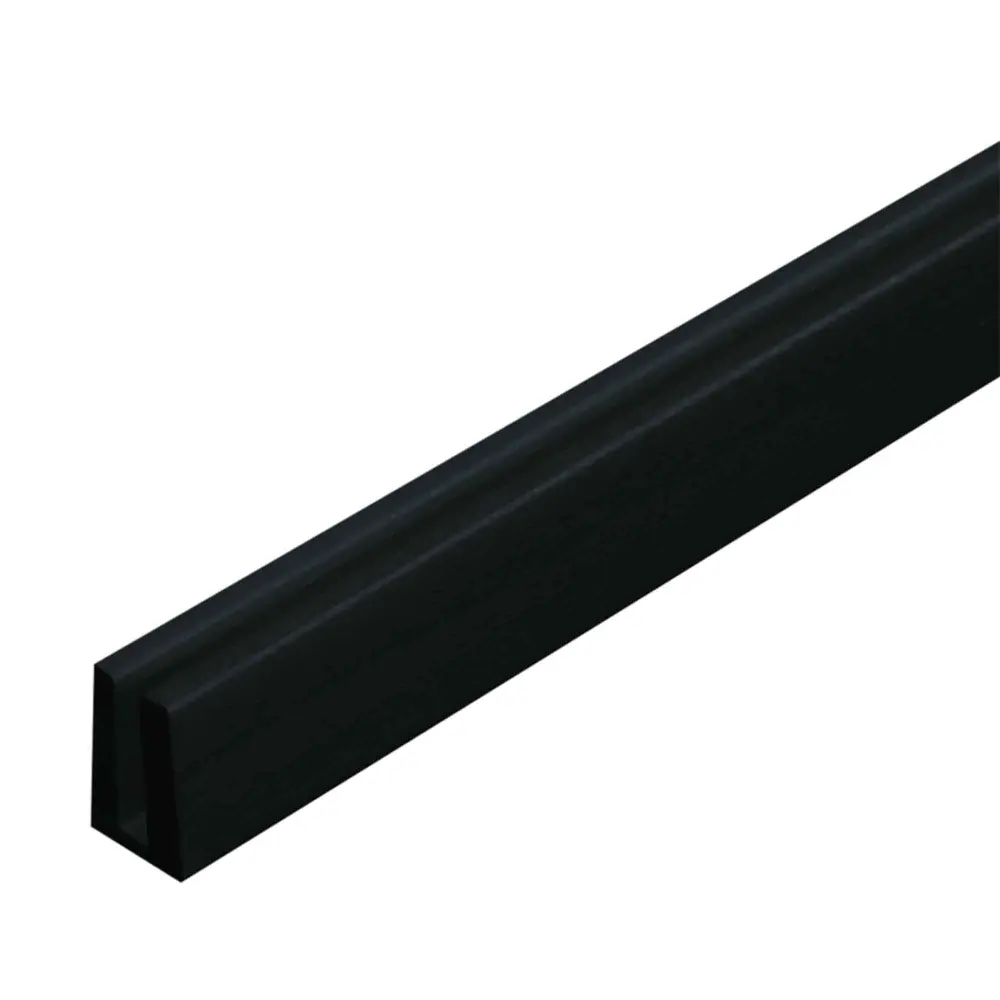 U-Shaped Molding PVC Lattice, 8' midnight