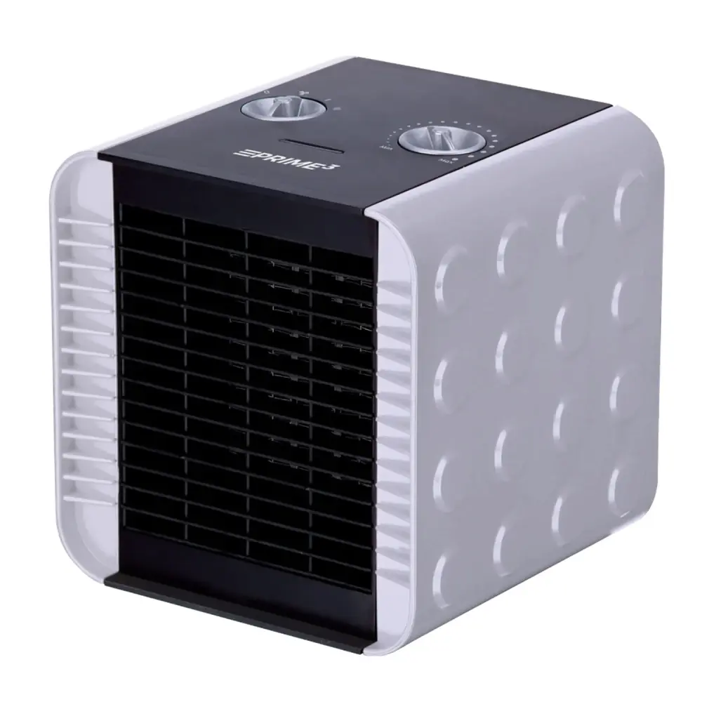 PTC Fan Heater Porcelain Heating Electric Heater 1500W Grey