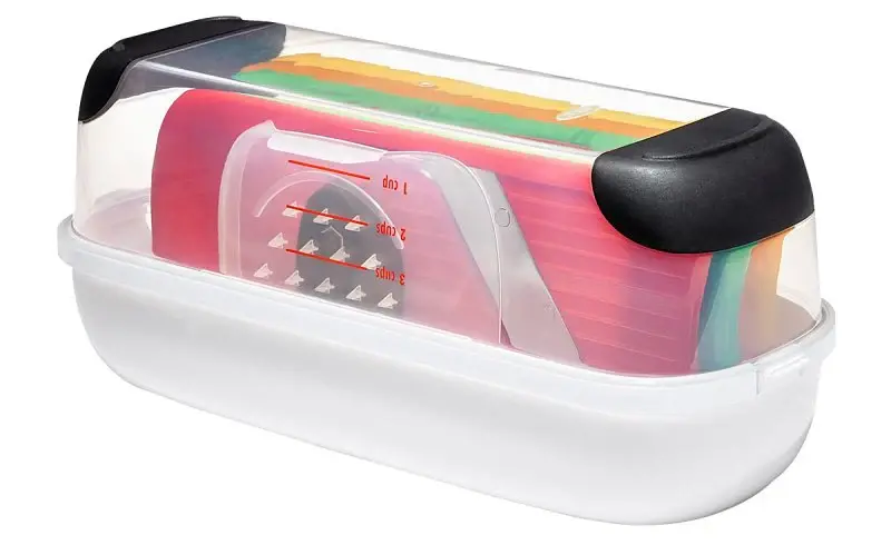 Good Grips 1253580V2 Grater and Slicer Set, Rust-proof Steel Blade, Dishwasher Safe: Yes
