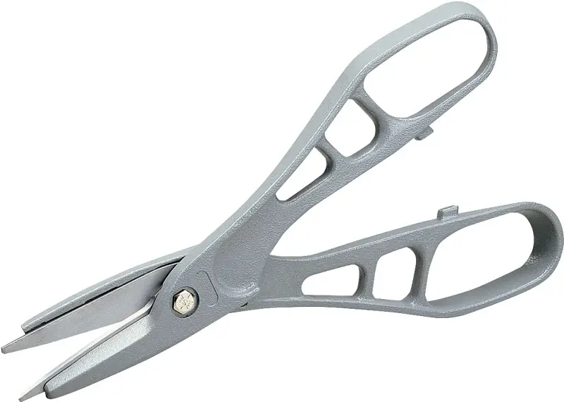 Malco Andy Snip M12N/M12 Pattern Snip, 12 OAL, 3 L Cut, Straight Cut, Metal Blade, Loop Handle, Gray Handle