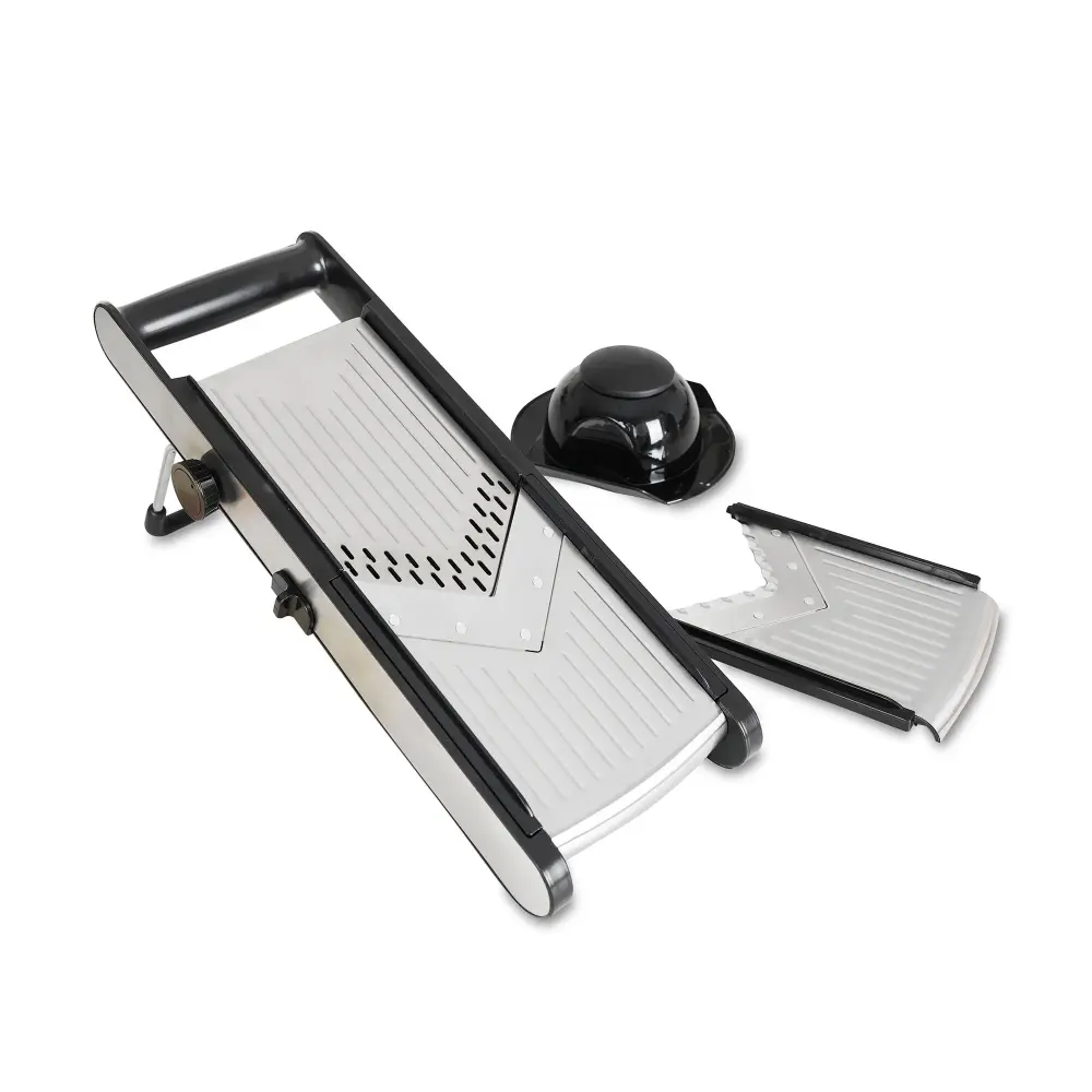 Mandoline sur pied en acier inoxydable