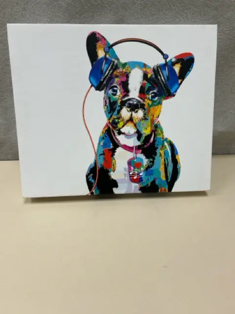 MULTI-COLOR FRENCH BULLDOG PIC Archival Matting