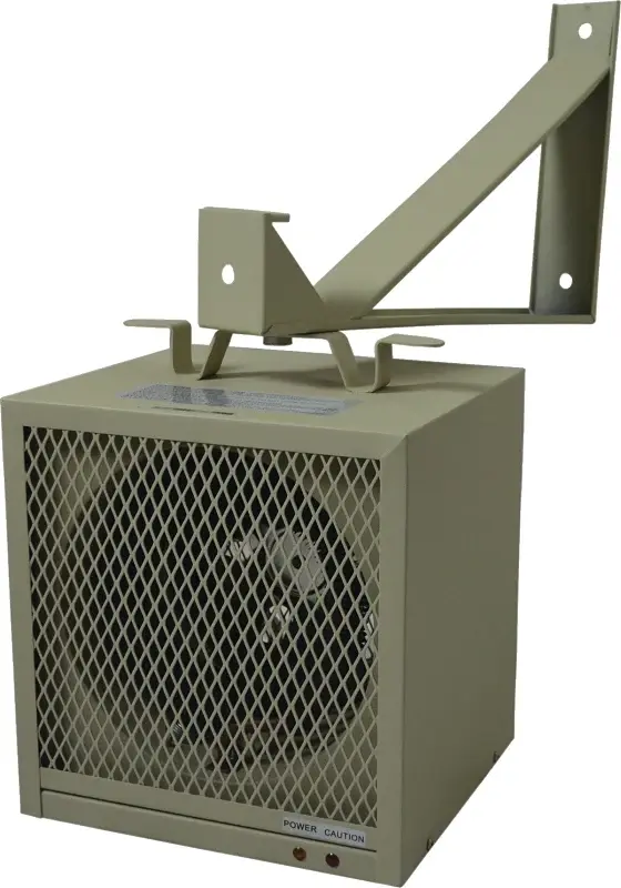 TPI HF5840TC Portable Heater, 16.6/14.4 , 208/240 V, 13,652 Btu Heating, 160 cfm Air, Ecru