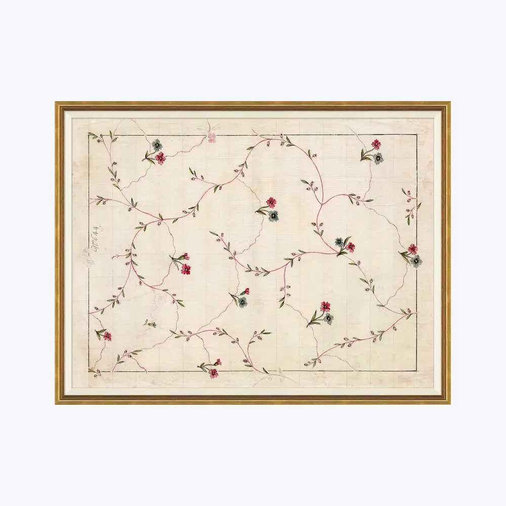 Antique Floral Vines II | Wall Art Decor