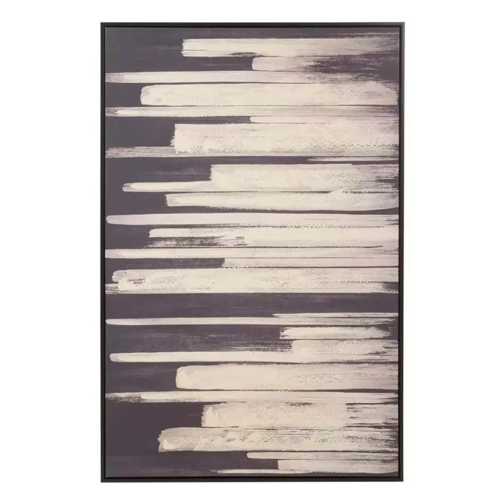 Astratto Black & Unadulterated Canvas Wall Art