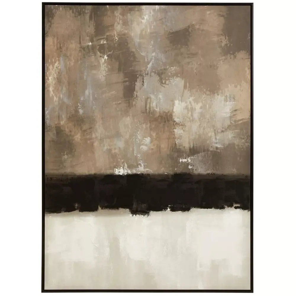 Astratto Monochrome Textured Duck cloth Wall Art