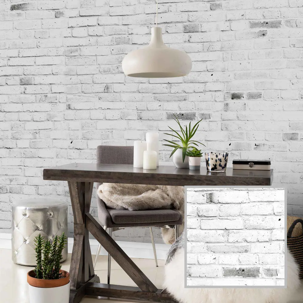 Brick Diamond Decorated HDF Panel, 48" x 96" x 1/4"