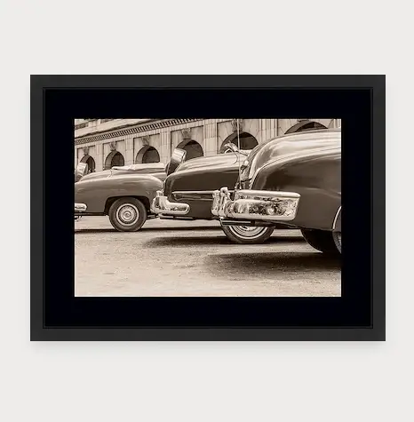 Framed & Ready to Hang Havana Sepia Bumpers