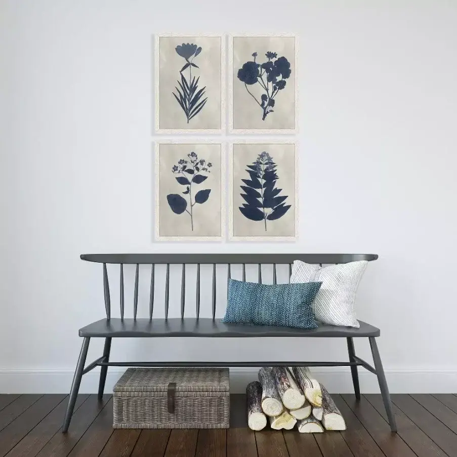 Framed & Ready to Hang Pressed Flower I