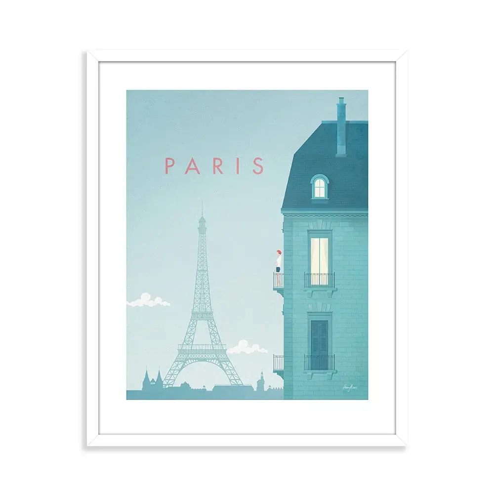 Henry Rivers Paris Framed Art 40x50cm