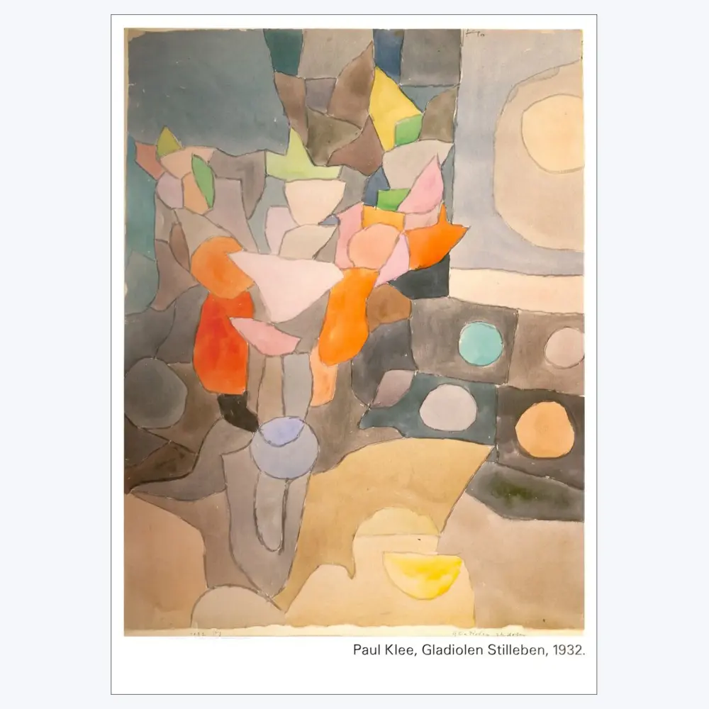 Paul Klee - Gladiolen Stilleben, 1932