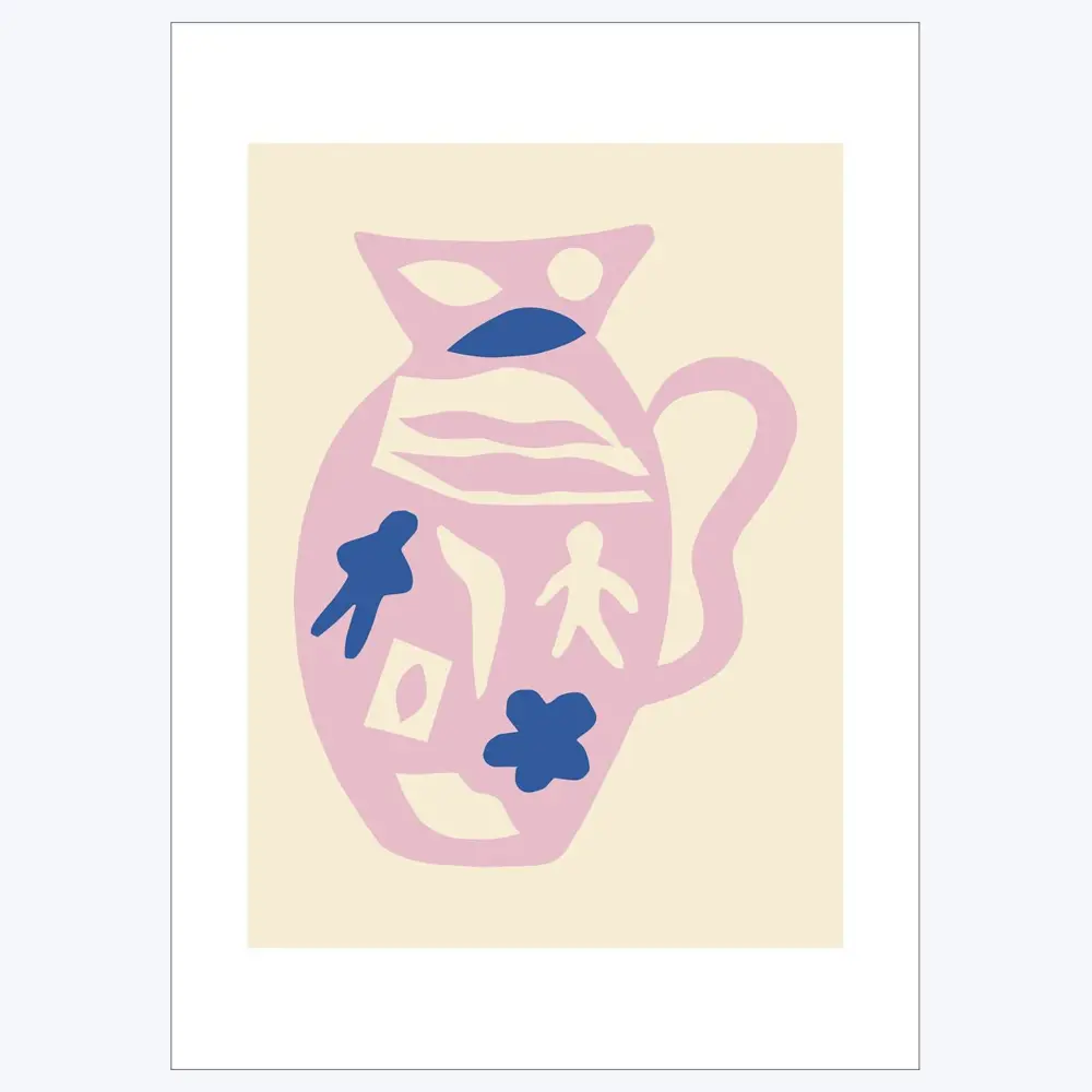 Poster Club x Lucrecia Rey Caro - Amusant Vase - High Resolution Print