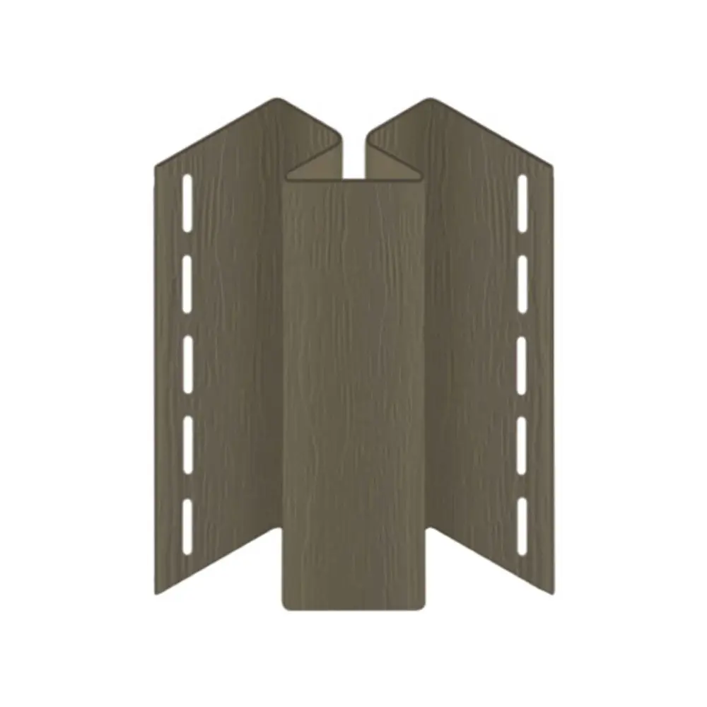 Vinyl Inside Corner Post Cabot Chocolate Color, 10' x 1/2" x 1-3/8"
