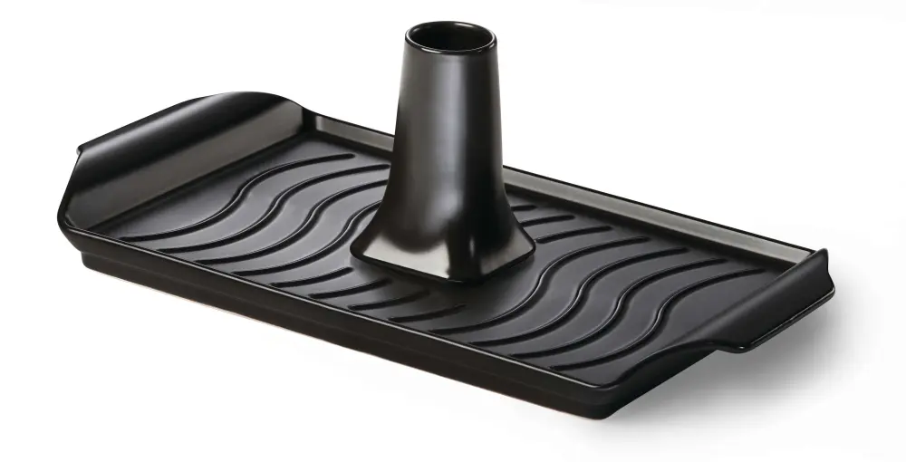 Ceramic Roasting Pan and Beer Can Chicken Roaster Place