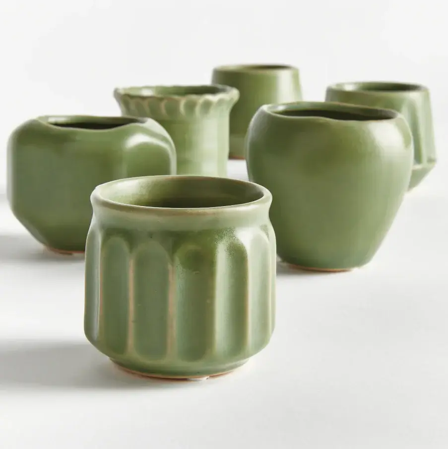 Dezie Mini Pot, Green