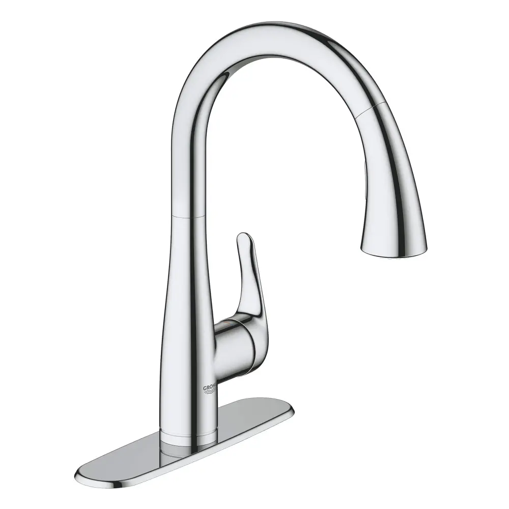 Dual-Spray Pull-Down Spray Faucet Central Sink
