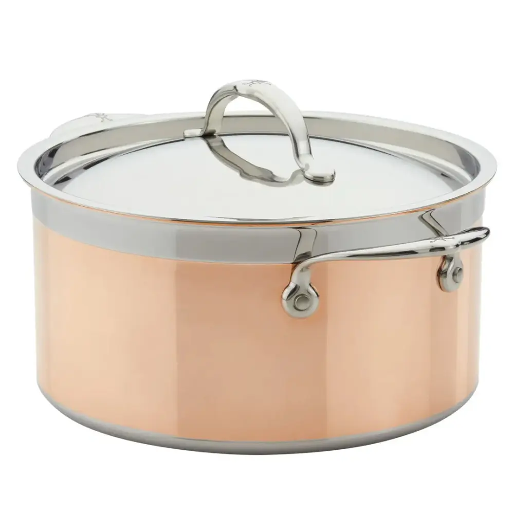 Induction Terra cotta Stock Pot - 6 QT