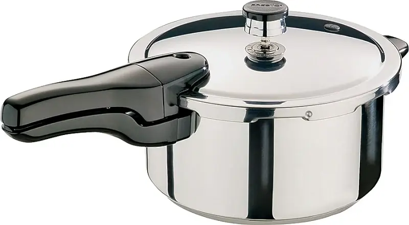Presto 01341 Pressure Cooker, 4 qt Capacity, 10-1/2 Dia, Stain-free Steel