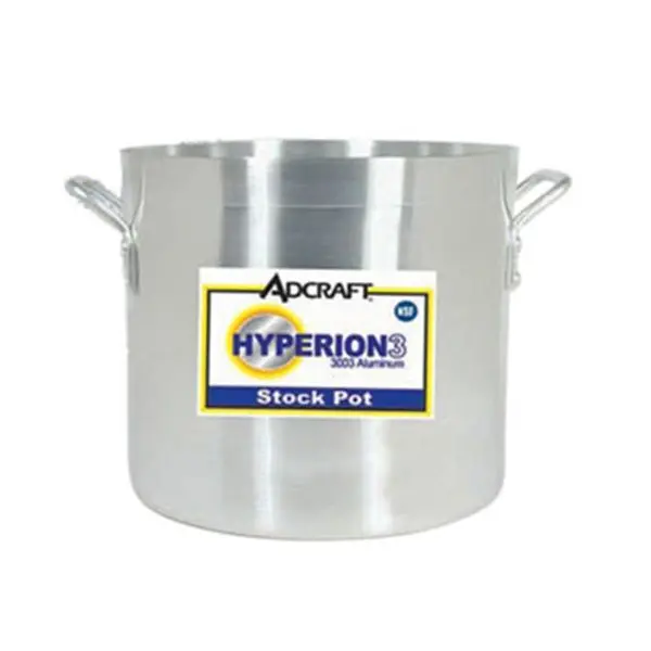 Adcraft Certified-Safe Hyperion3 Cookware Stock pot, 140 Quarts, H3-SP140