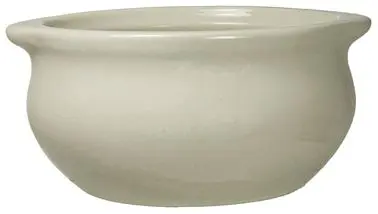 International Tableware Bakeware Stoneware Soup Crock (12oz), American Snow White (Ivory, Eggshell, Cream), Quantity: 48 p...