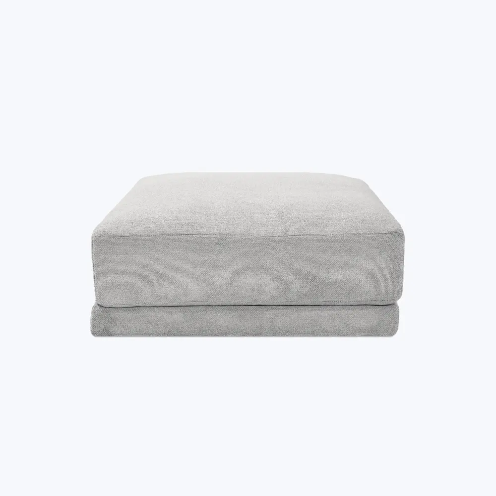 Bond Street Ottoman | Solid Wood | Removable Cushion