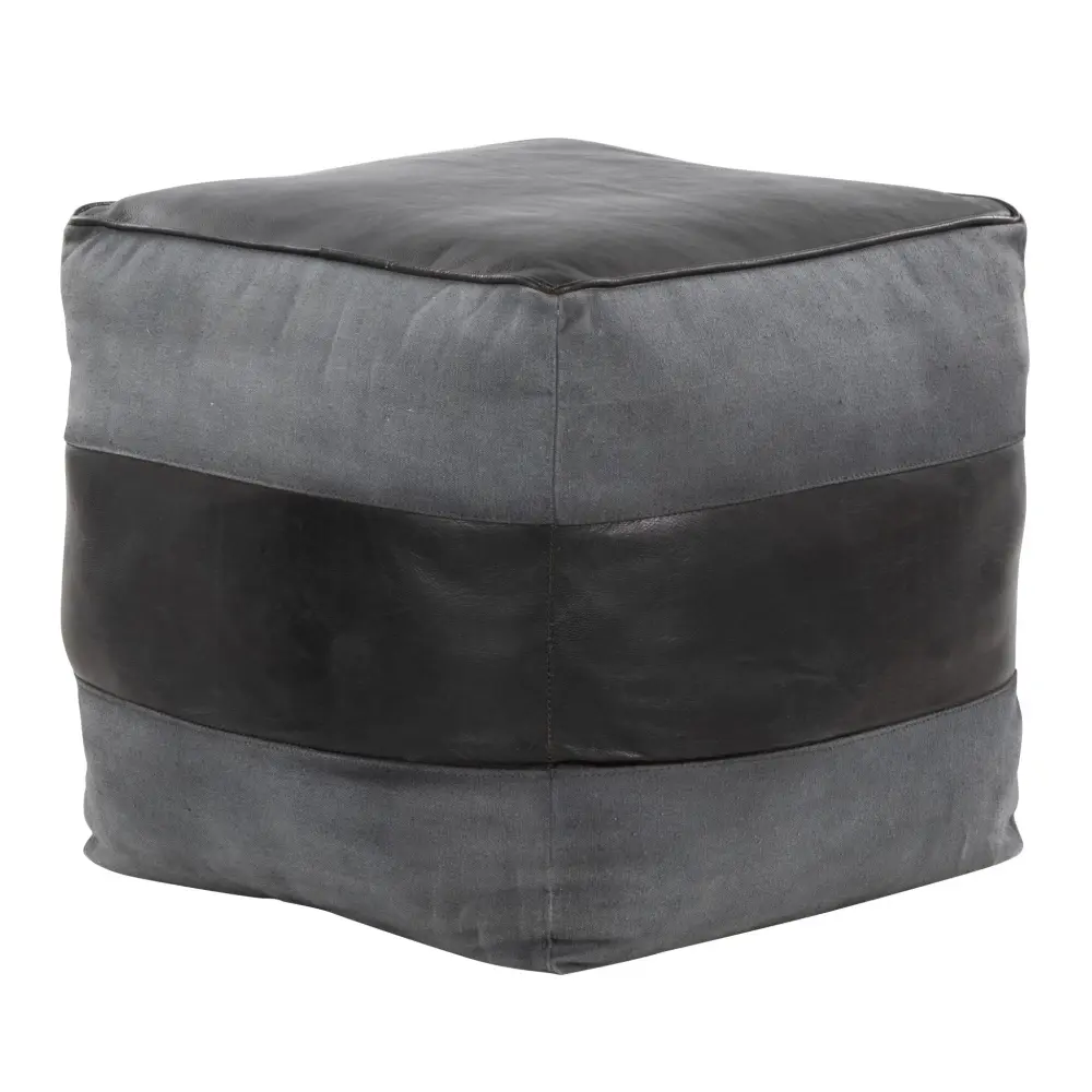 Industrial Metal Cobbler - Industrial Pouf